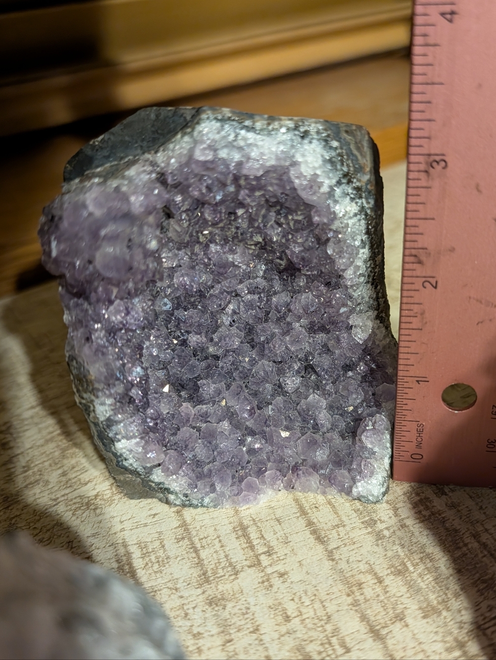Trio (3) of Brazilian Amethyst Deep Purples 1lb Each - Picture 5 of 16